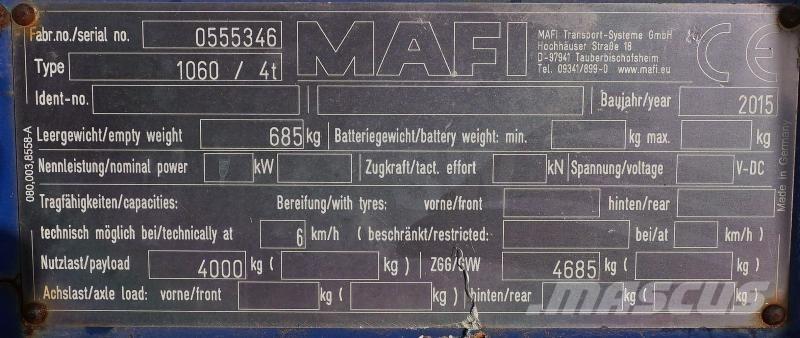 Mafi 1060 / 4t Pritschenanhänger