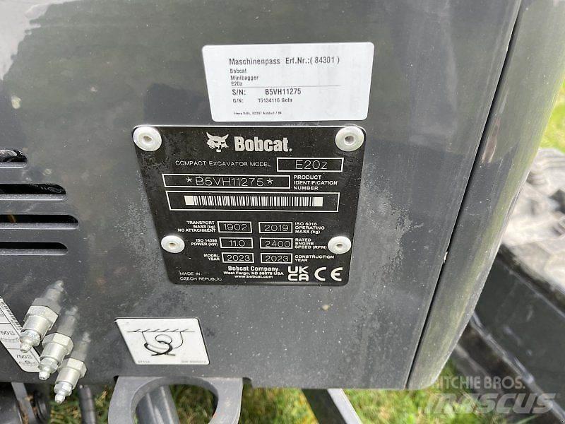 Bobcat E 20z Minibagger < 7t