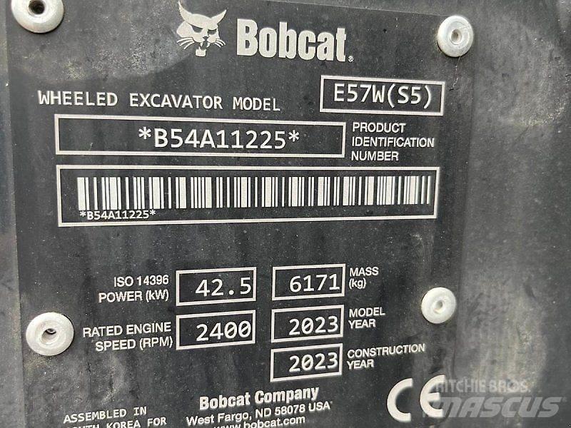 Bobcat E57W Mobilbagger