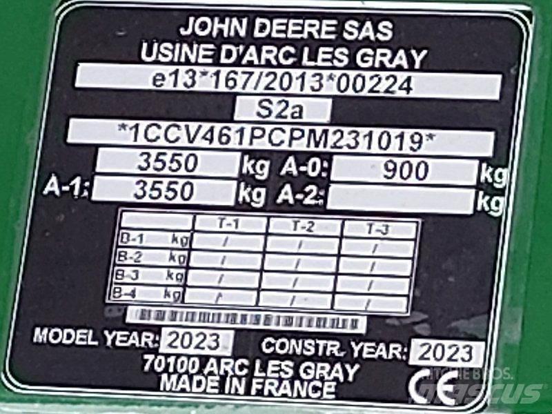 John Deere V461M Sonstige Landmaschinen