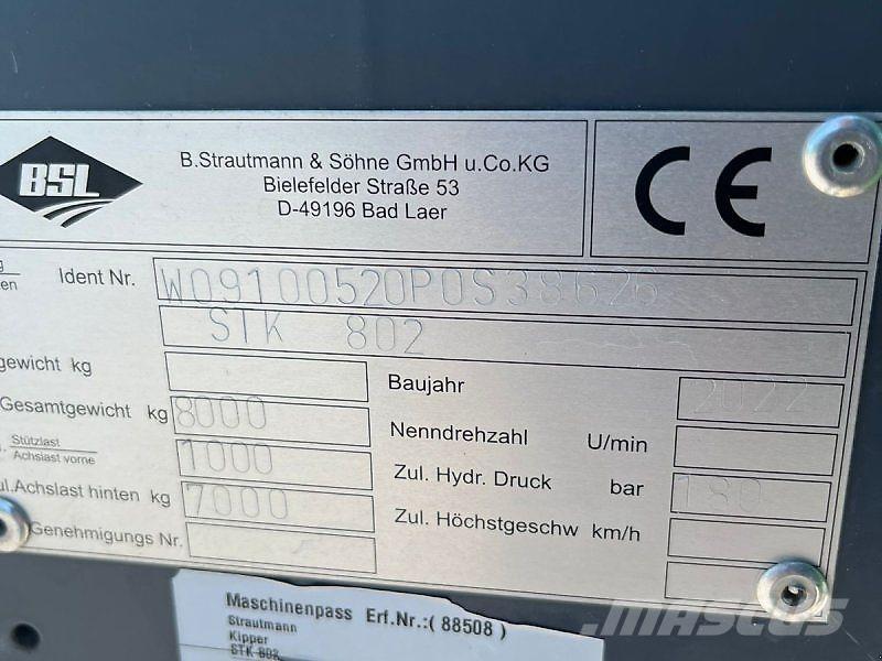 Strautmann STK 802 Kipper