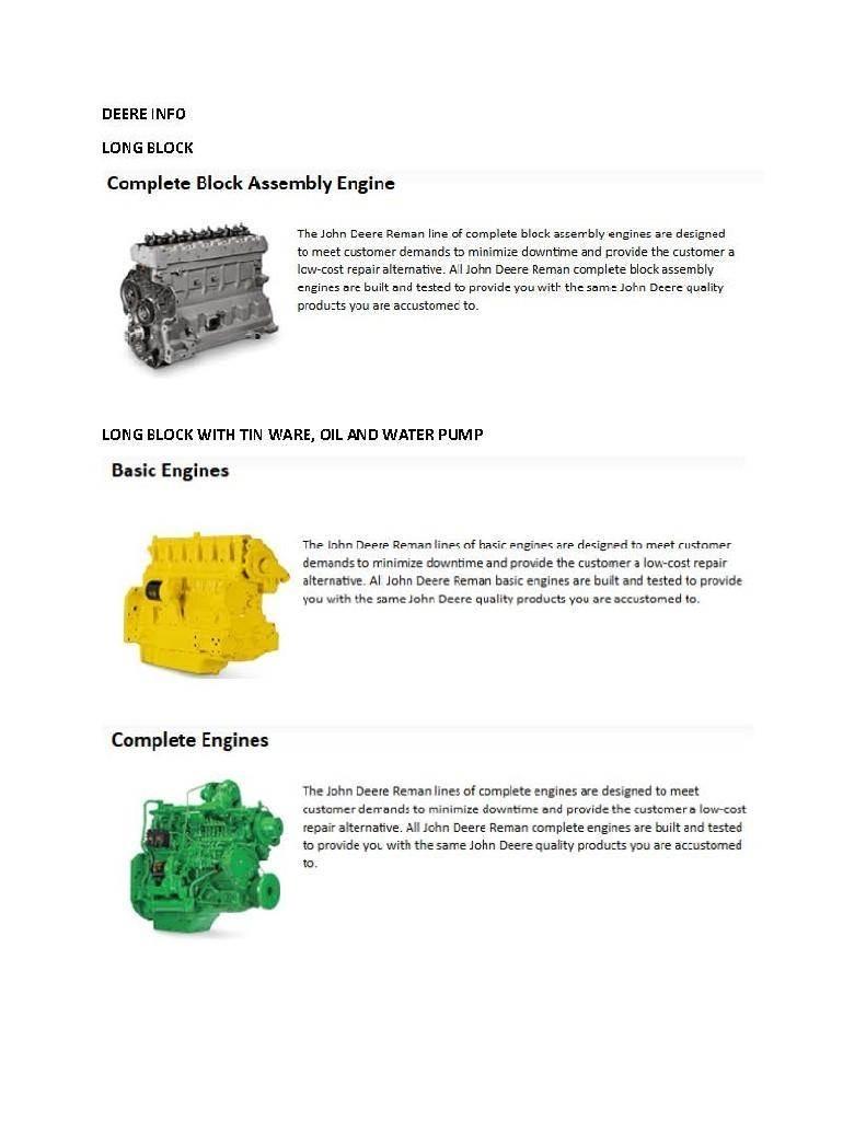 John Deere 4239T Motoren