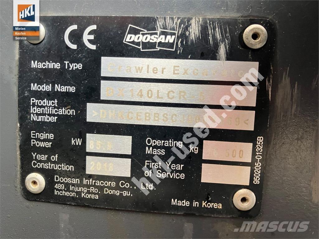 Doosan DX 140 LCR-5 Raupenbagger