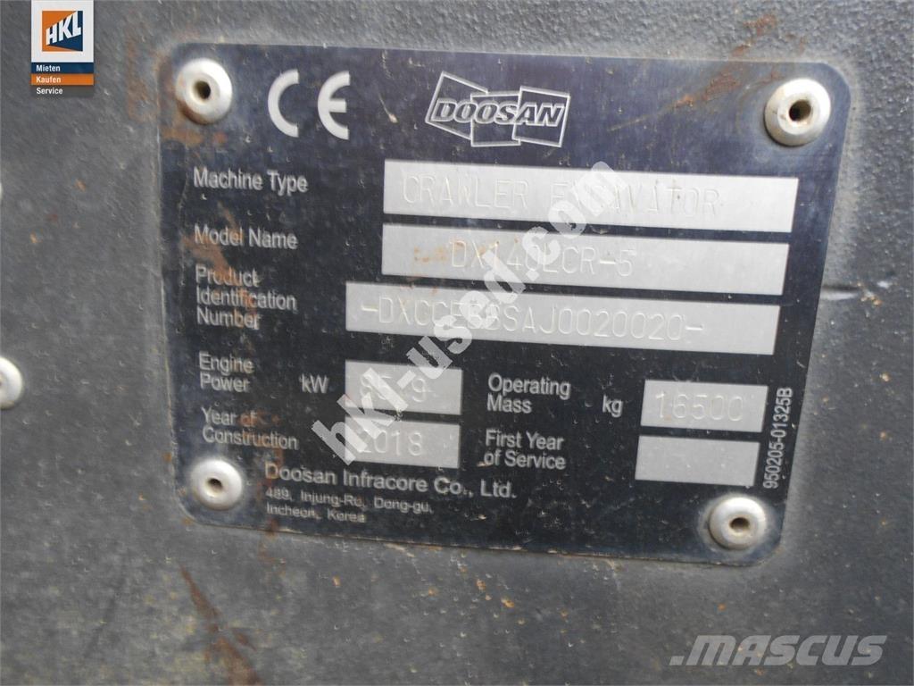 Doosan DX 140 LCR-5 Raupenbagger