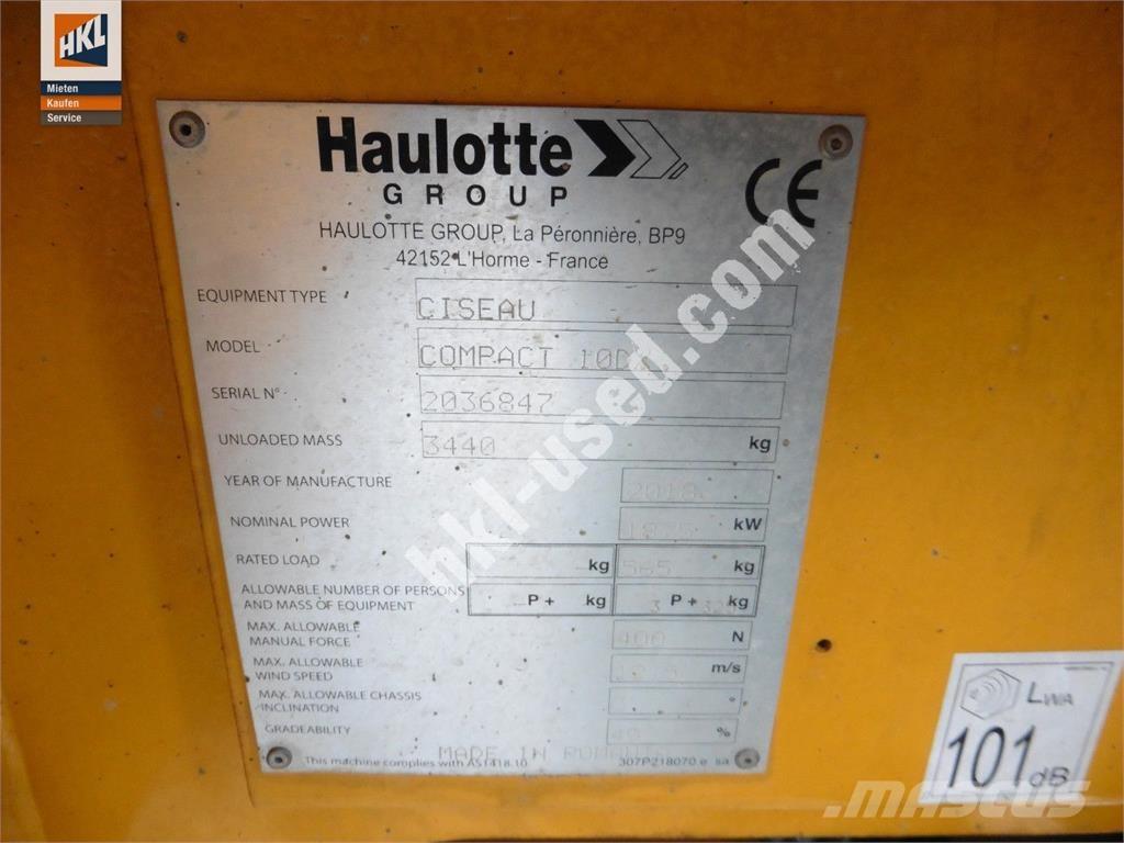 Haulotte COMPACT 10 DX Sonstige Baumaschinen