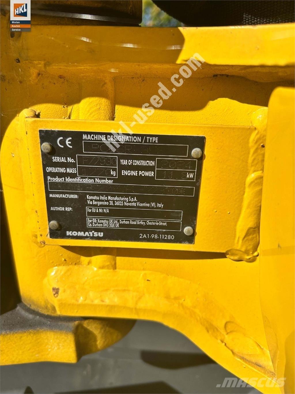 Komatsu PC 16 R-3HS Minibagger < 7t