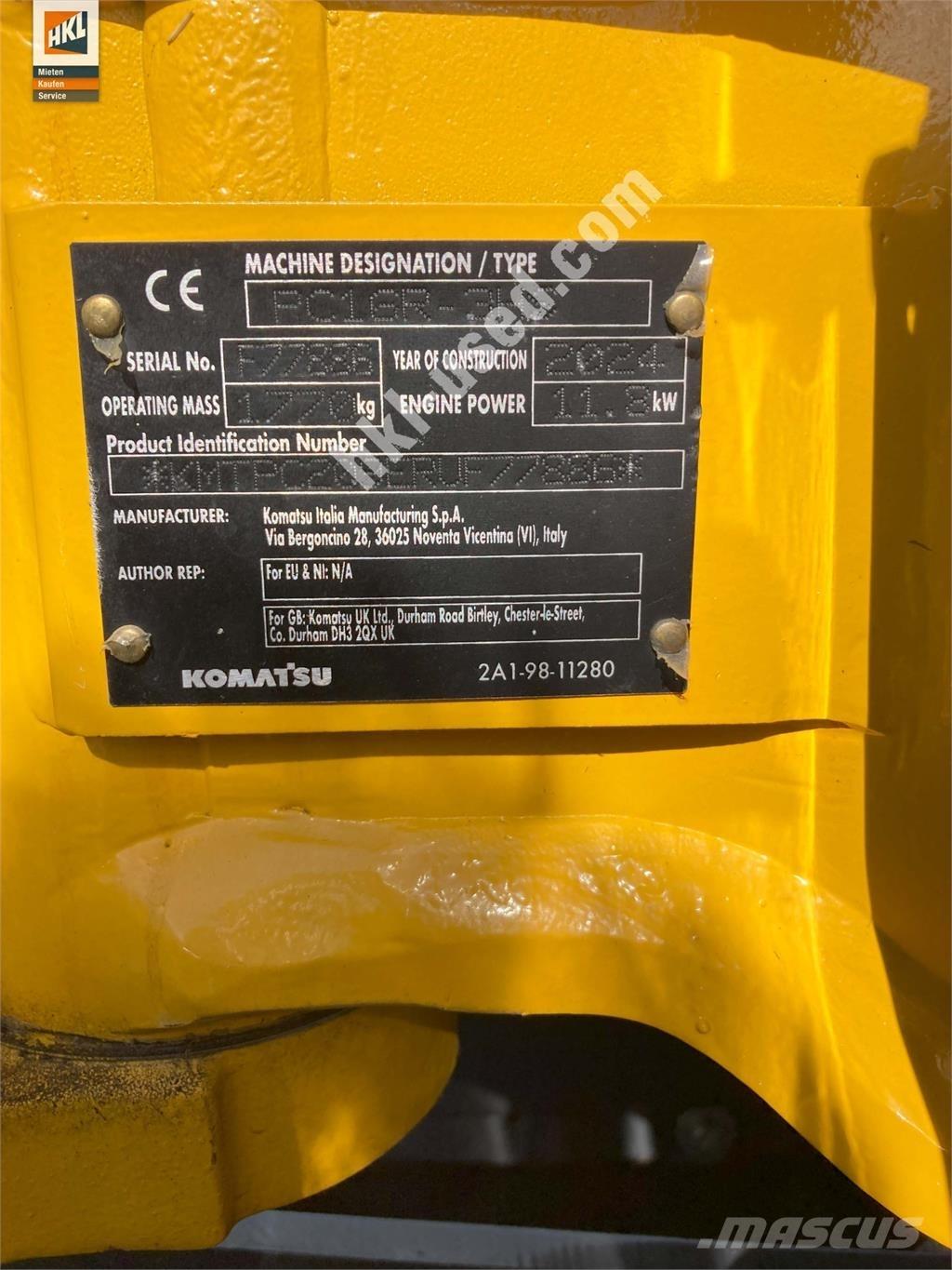Komatsu PC 16 R-3HS Minibagger < 7t