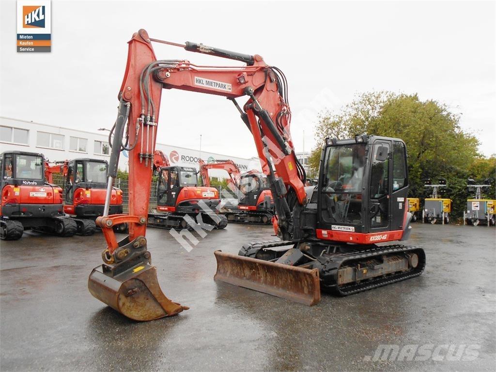 Kubota KX 080-4 Minibagger < 7t