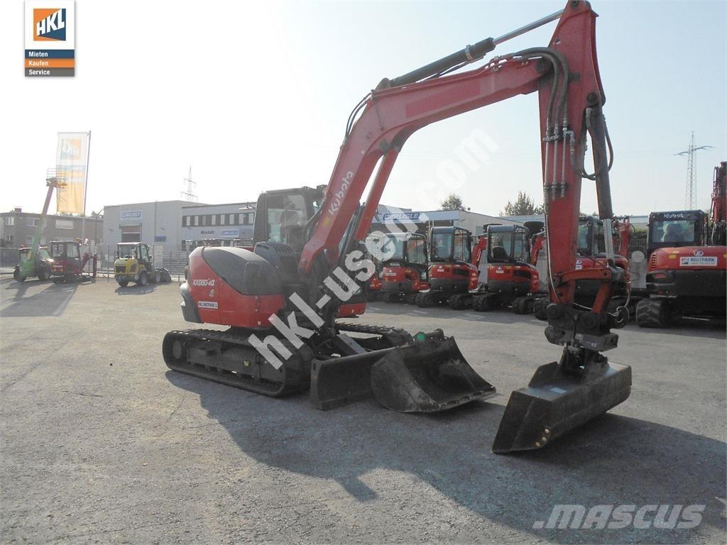 Kubota KX 080-4 Minibagger < 7t