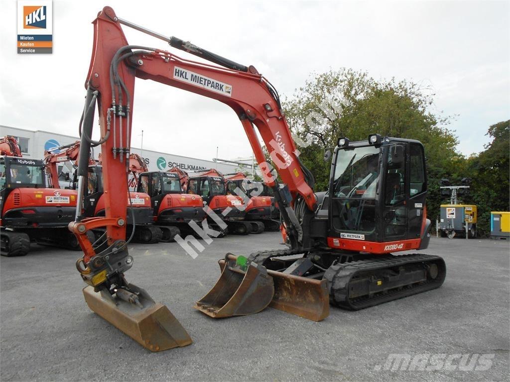 Kubota KX 080-4 Minibagger < 7t