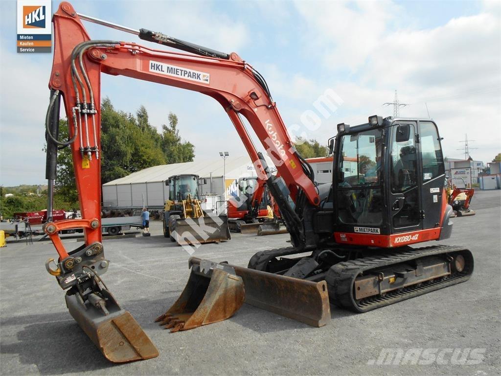 Kubota KX 080-4 Minibagger < 7t
