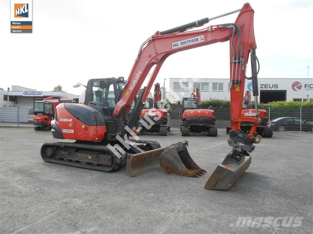 Kubota KX 080-4 Minibagger < 7t