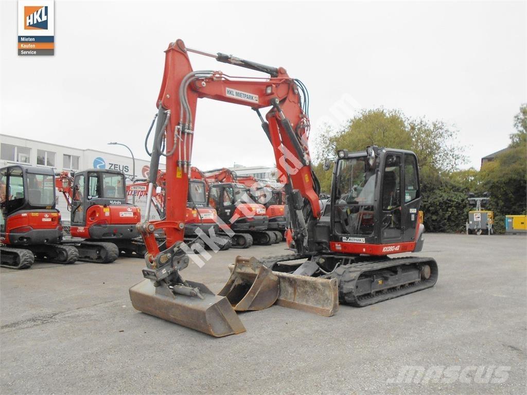 Kubota KX 080-4 Minibagger < 7t