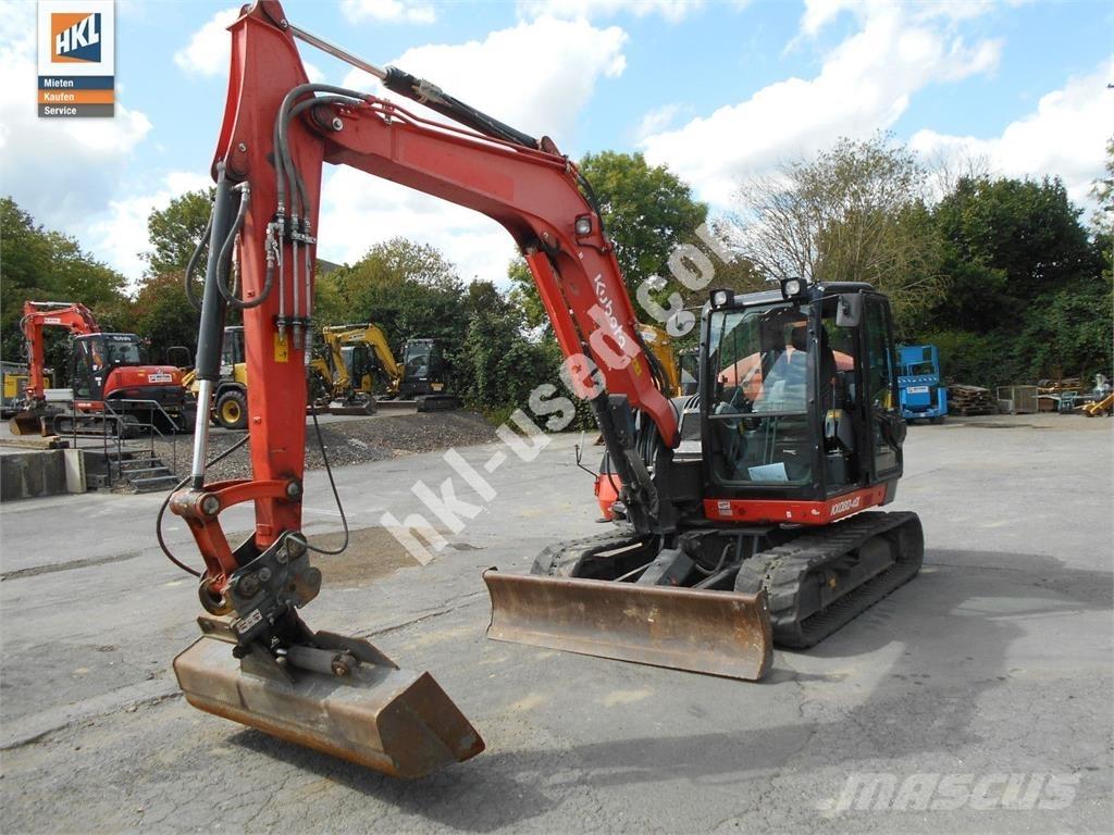 Kubota KX 080-4 Minibagger < 7t