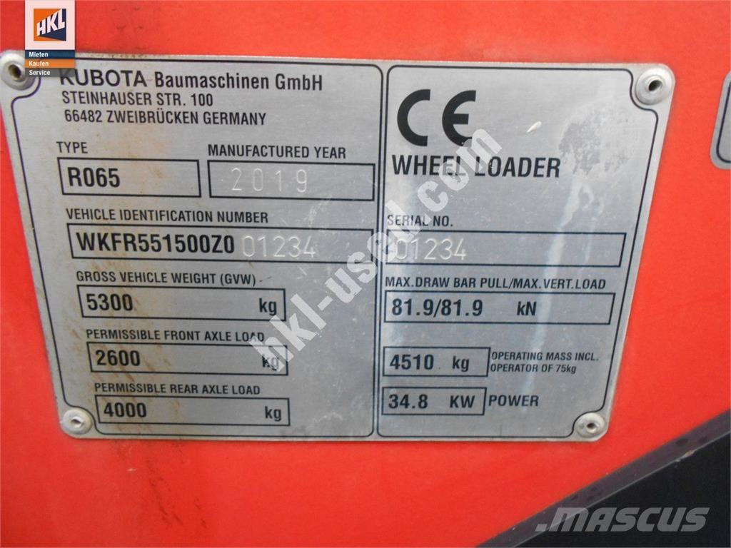 Kubota R 065 Radlader