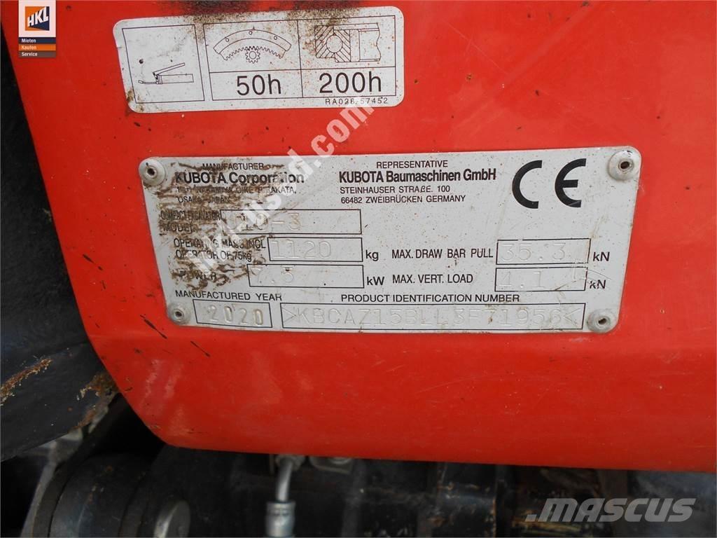 Kubota U 10-3 Minibagger < 7t