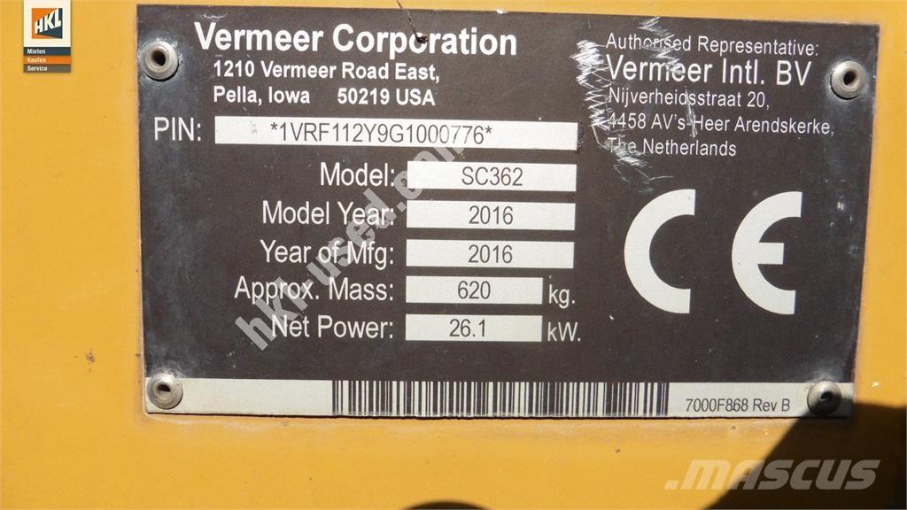 Vermeer SC 362 Sonstige Baumaschinen