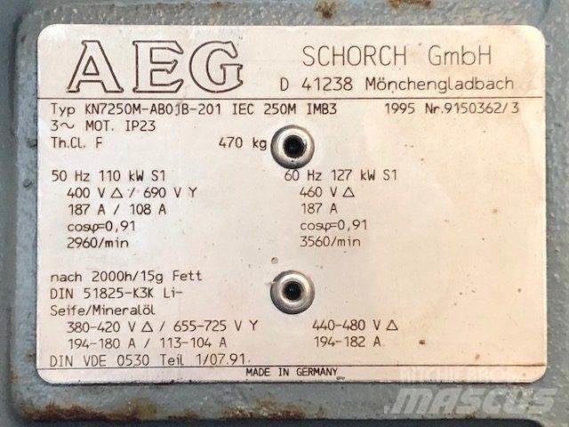  110/127 kW AEG E-Motor Motoren