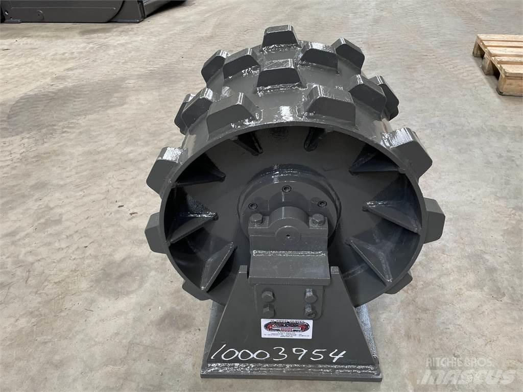  470 mm kompaktorhjul Gummiradwalzen