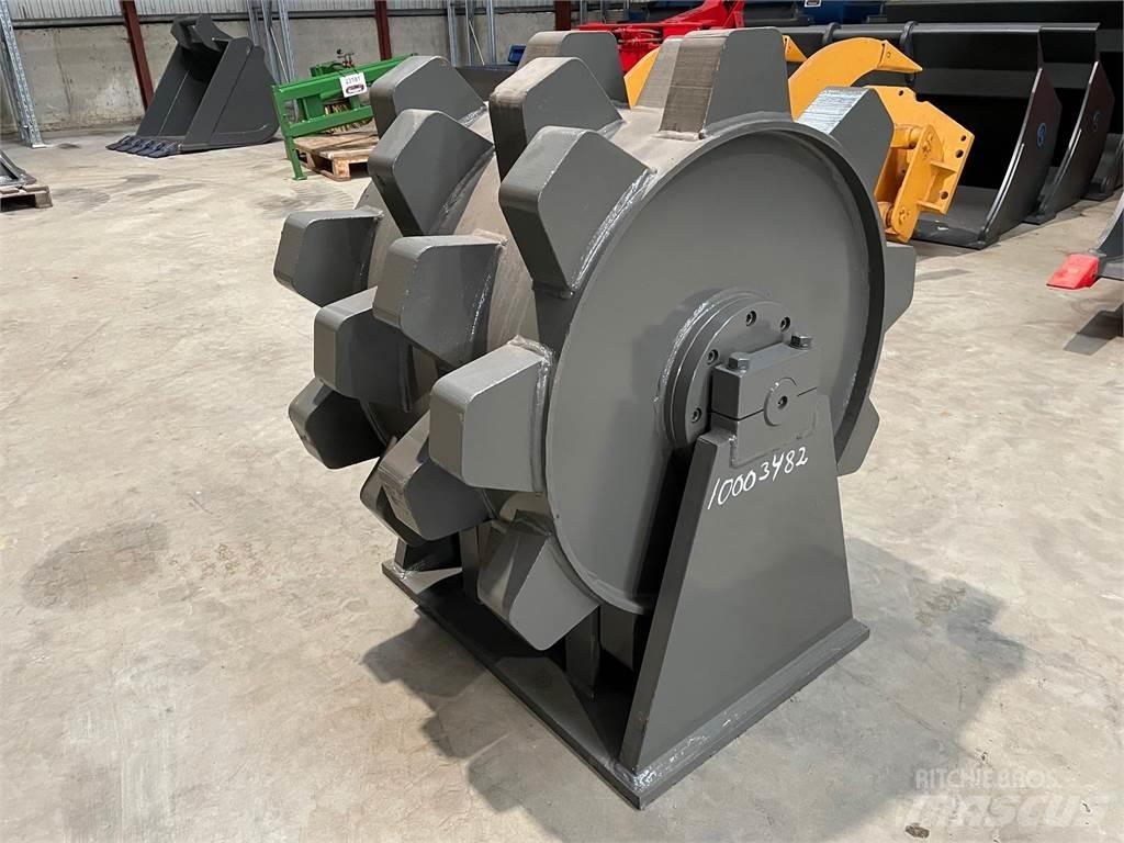  650 mm Kompaktorhjul Gummiradwalzen