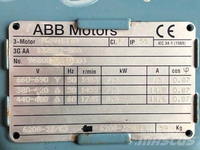  7,5 kW Vinkelgearmotor Motoren