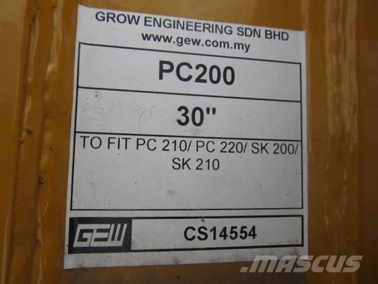  870 mm Graveskovl ex. PC200 Schaufeln