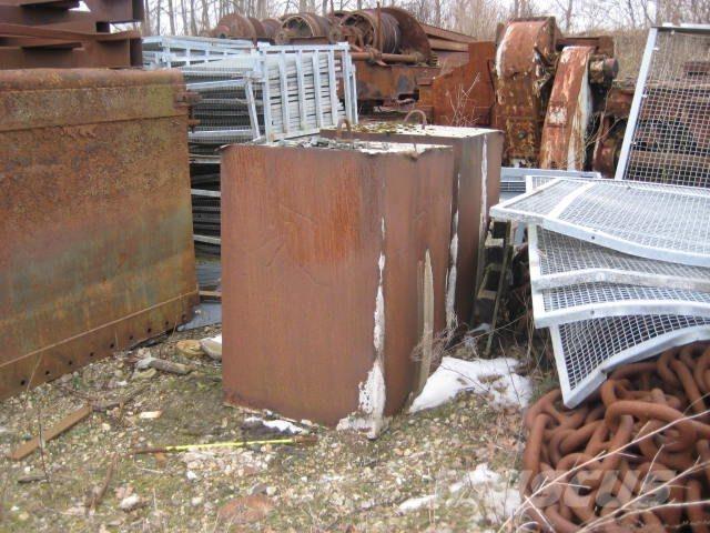  Ballastvægte 4 stk. - 2300 kg Kran-Teile und Zubehör