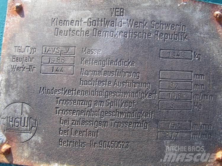  Capstan spil VEB 1AVSP V Seilwinden, Bauaufzüge und Lastenaufzüge