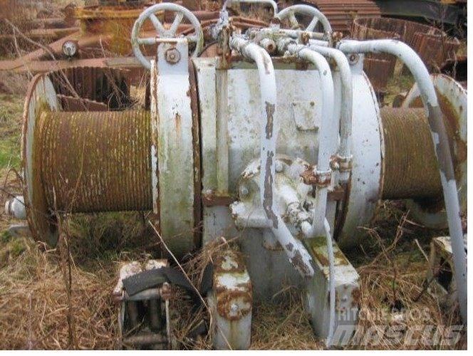  Double drum hydr. winch Seilwinden, Bauaufzüge und Lastenaufzüge
