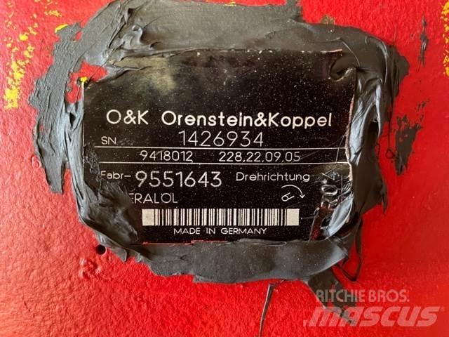  Hydr. pumpe ex. O&K RH6 Hydraulik
