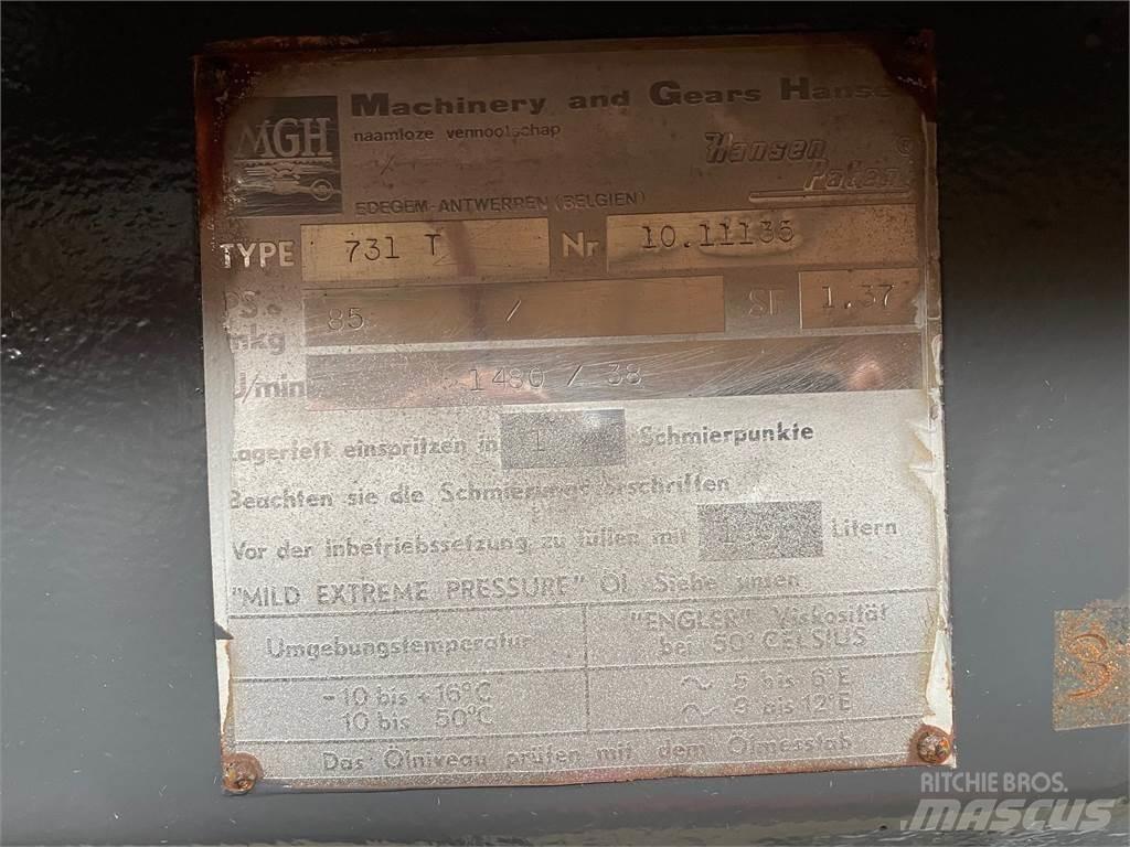  MGH Type 731 T gear - 39:1 Getriebe