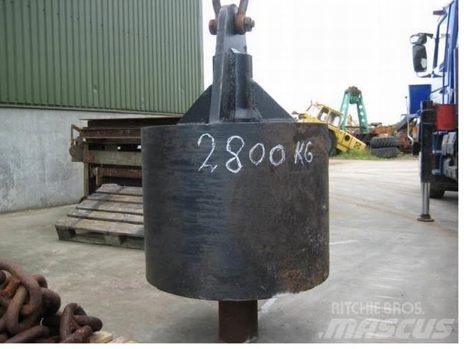  Nedbrydningskugle 2800 kg Pulverisierer