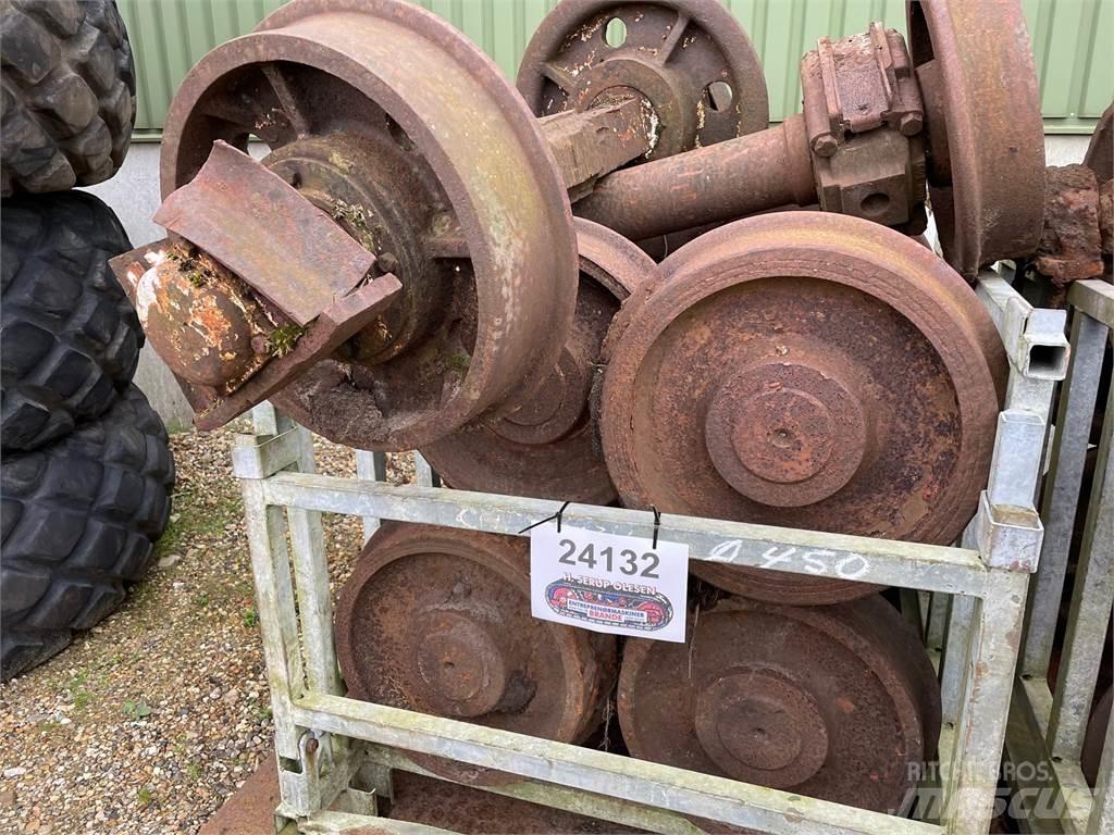  Skinnehjul ø450 mm + flange Reifen