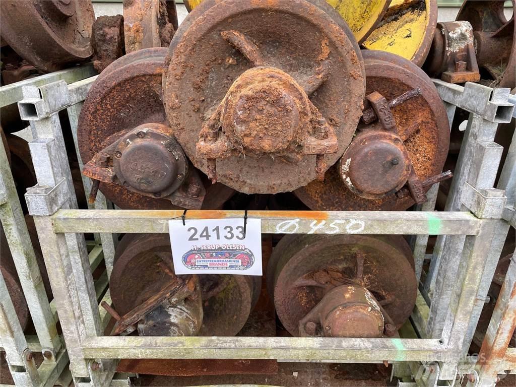  Skinnehjul ø450 mm + flange Reifen