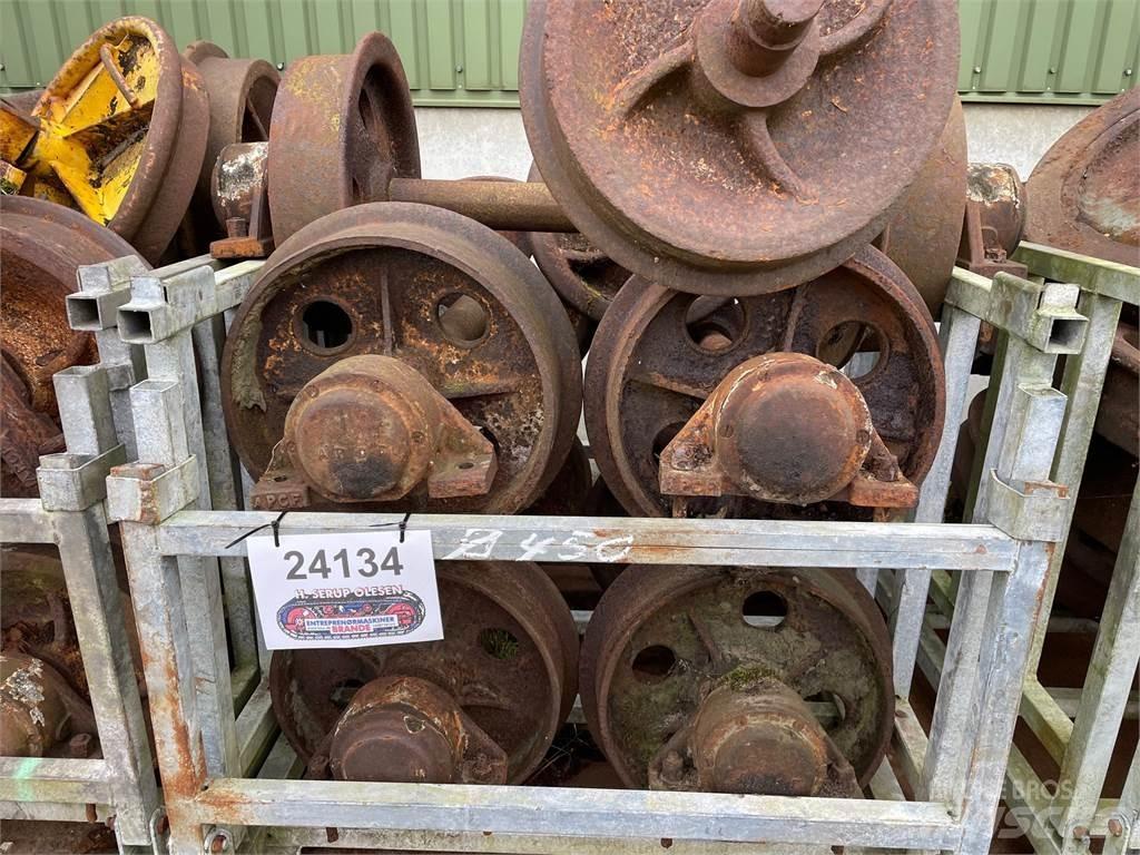  Skinnehjul ø450 mm + flange Reifen