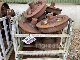  Skinnehjul, ø600 mm + flange Reifen