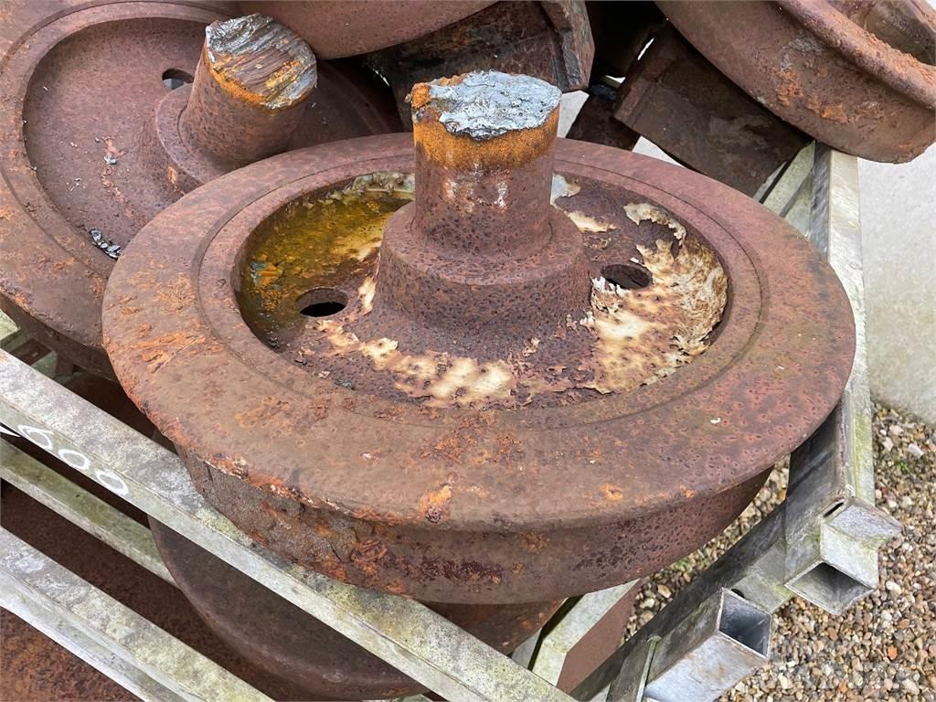  Skinnehjul, ø600 mm + flange Reifen
