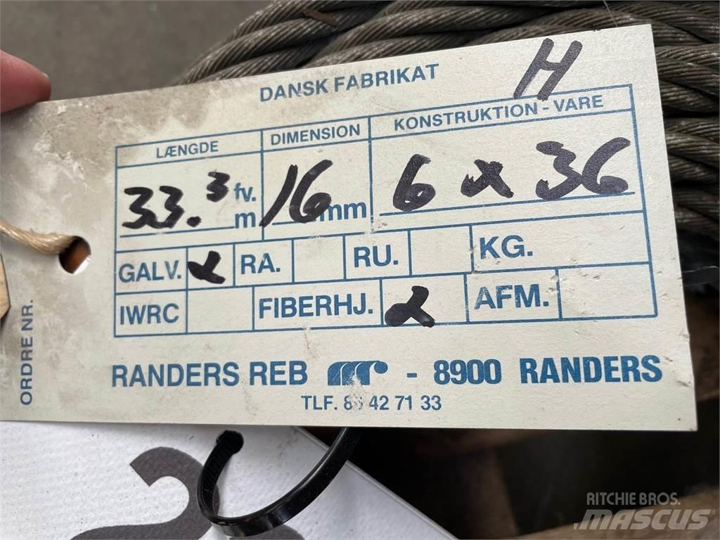  Stålwire Ø16 mm Kran-Teile und Zubehör