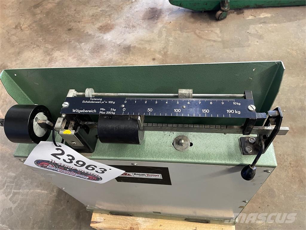  Vægt, mekanisk 200 kg Andere Zubehörteile