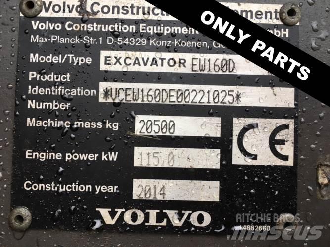 Volvo EW160D til ophug Raupenbagger
