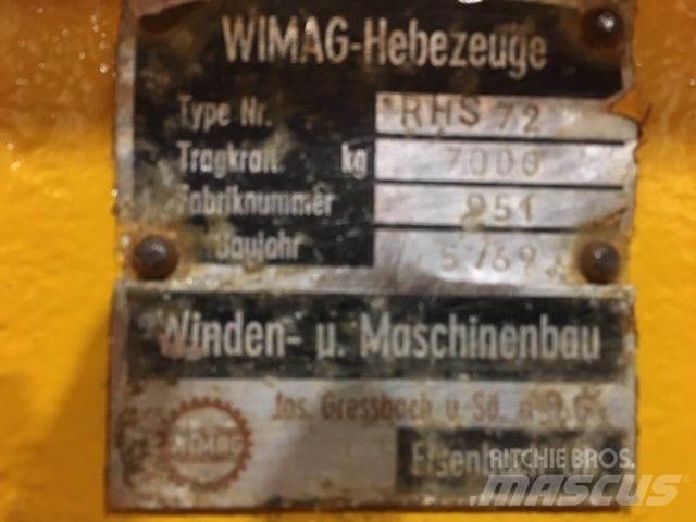  Wimag RHS72 løfteåg - 7 ton Kran-Teile und Zubehör