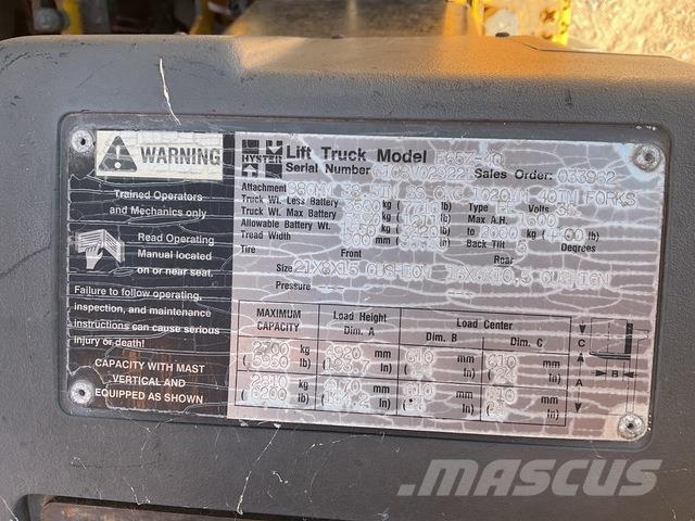 Hyster E65Z-40 Elektrostapler