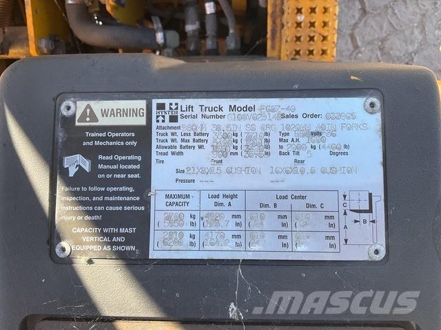 Hyster E65Z-40 Elektrostapler