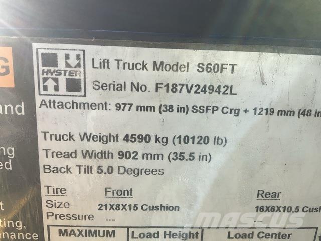 Hyster S60FT Elektrostapler