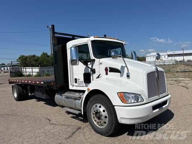 Kenworth T3 Pritschenwagen/Pritschenwagen mit Seitenklappe