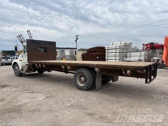 Kenworth T300 Pritschenwagen/Pritschenwagen mit Seitenklappe