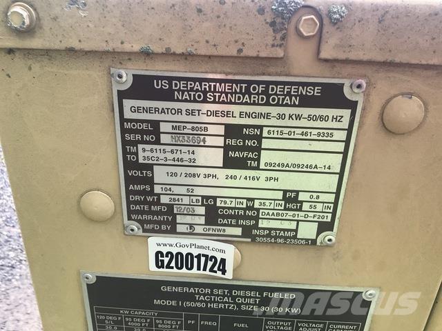  L3 MEP-805B Diesel Generatoren
