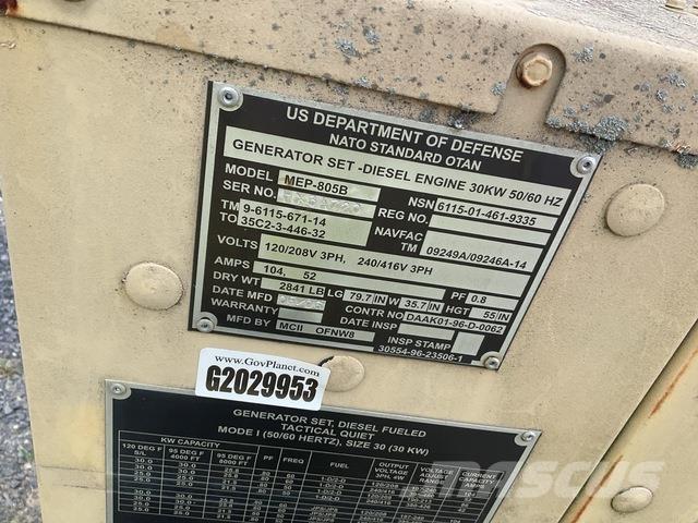  MCII MEP-805B Diesel Generatoren