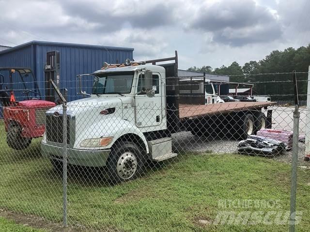 Peterbilt 348 Pritschenwagen/Pritschenwagen mit Seitenklappe