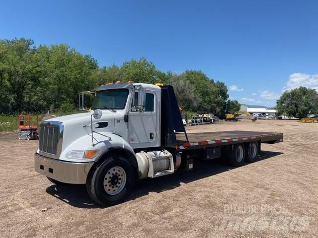 Peterbilt 348 Pritschenwagen/Pritschenwagen mit Seitenklappe